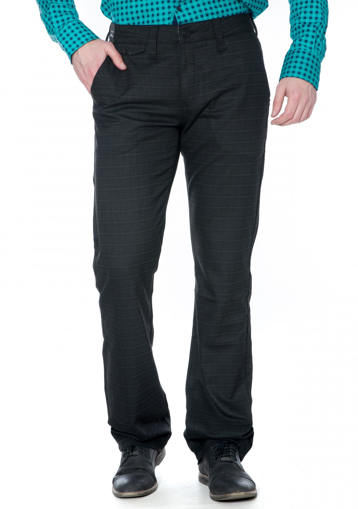 

Брюки Franco Benussi 3586-1113 W - Клетка Черные, Брюки Franco Benussi 3586-1113 W 36-34 Клетка Черные