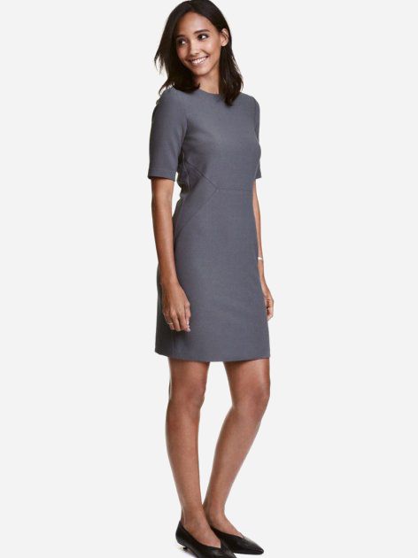 

Платье H&M 429942a79  Серое, Платье H&M 429942a79 42 Серое