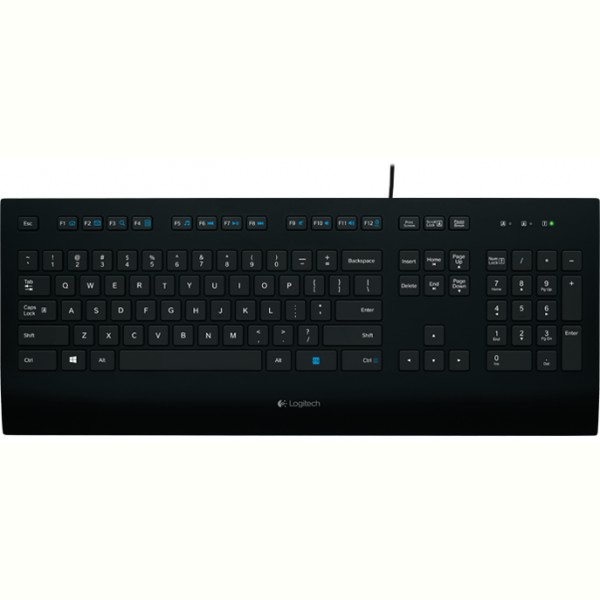

Клавиатура Logitech Corded Keyboard K280E