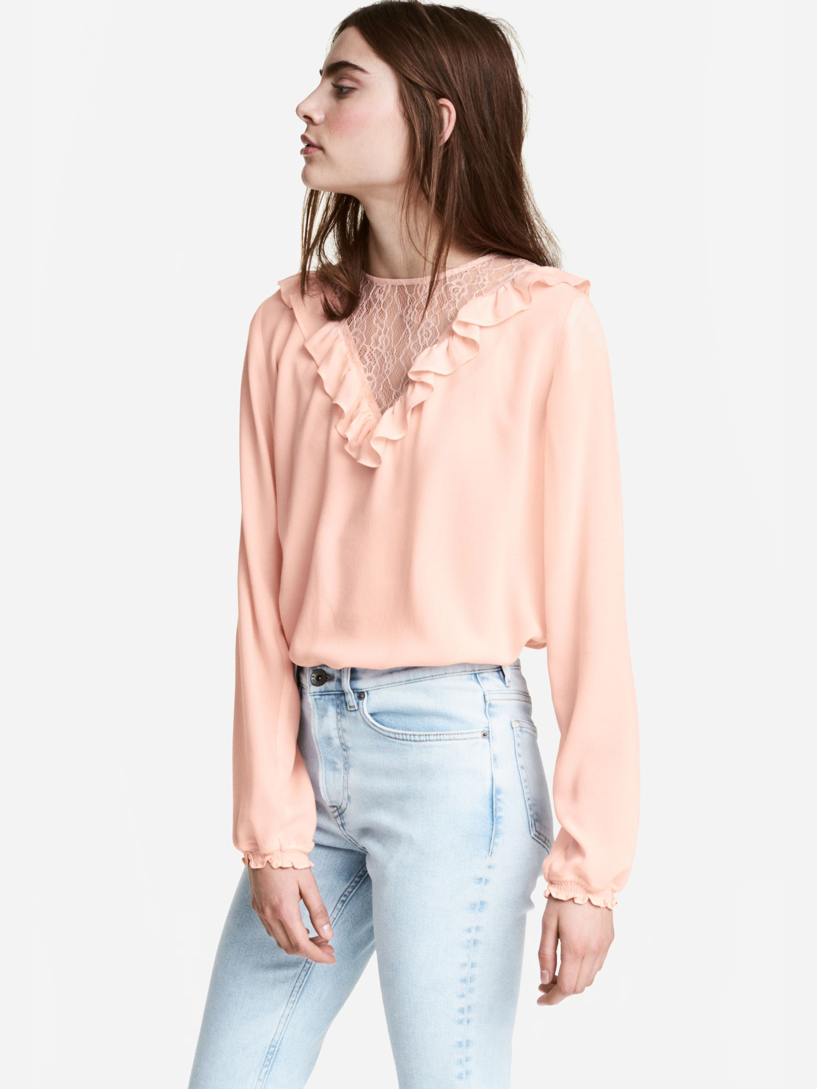 

Блузка H&M 7979253 38 Розовая