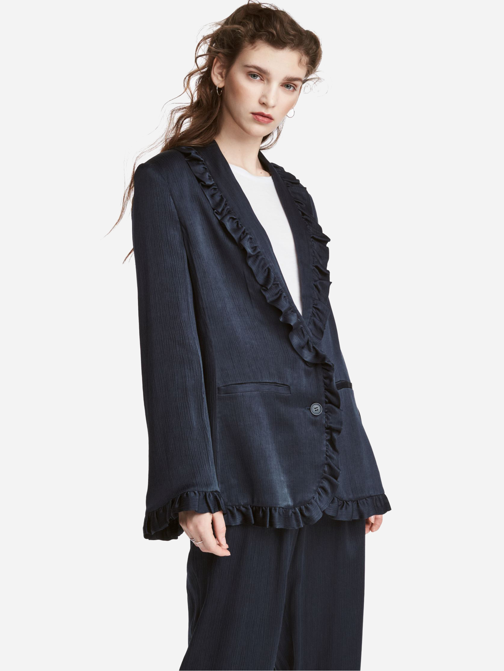 

Жакет H&M 4842738  Темно-синий, Жакет H&M 4842738 32 Темно-синий