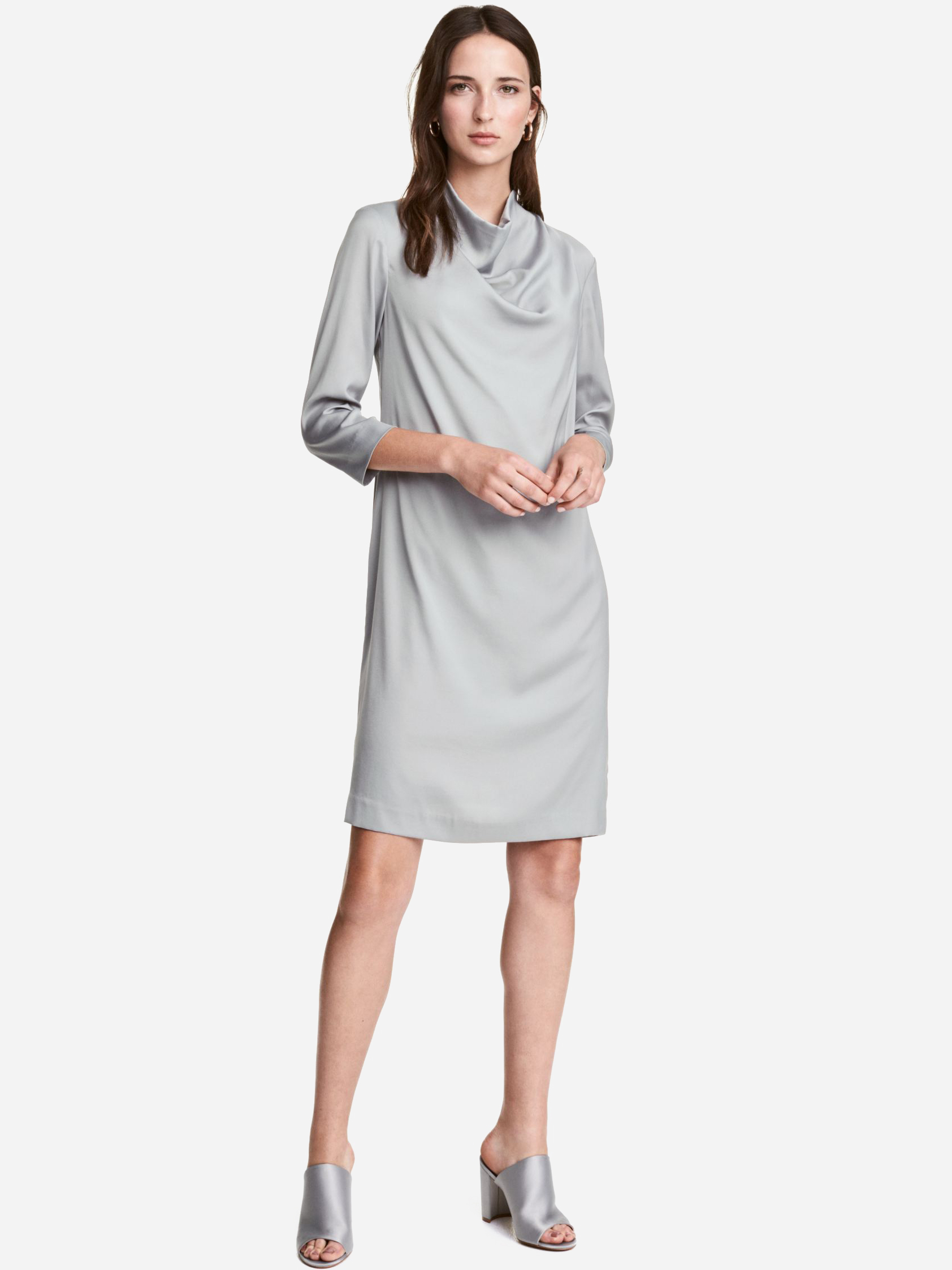 

Платье H&M 2565315 38 Серое