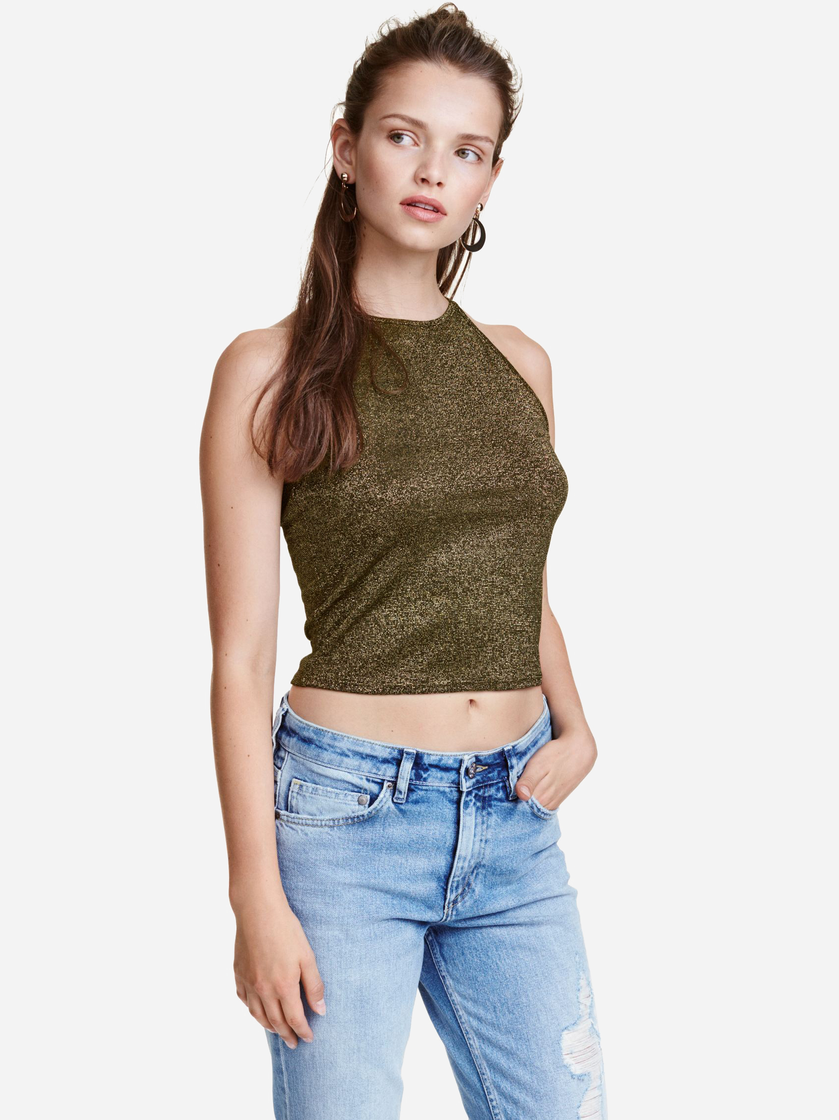 

Топ H&M 6731590  Желтый, Топ H&M 6731590 XS Желтый