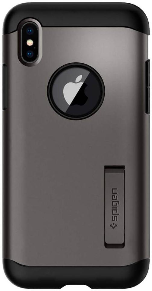 

Панель Spigen Case Slim Armor для iPhone X/XS Gunmetal