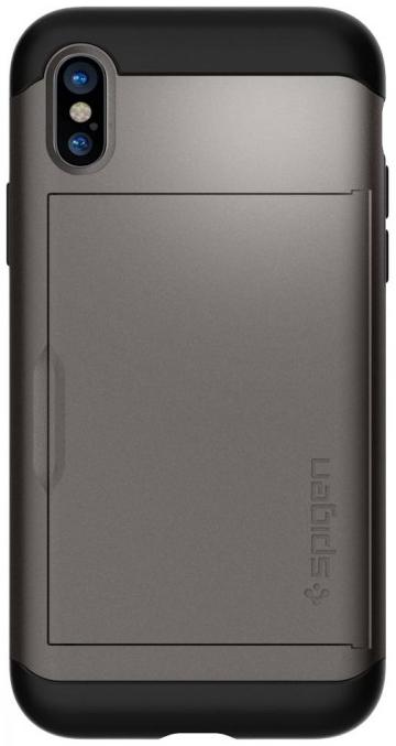 

Панель Spigen Case Slim Armor CS для iPhone X/XS Gun Metal