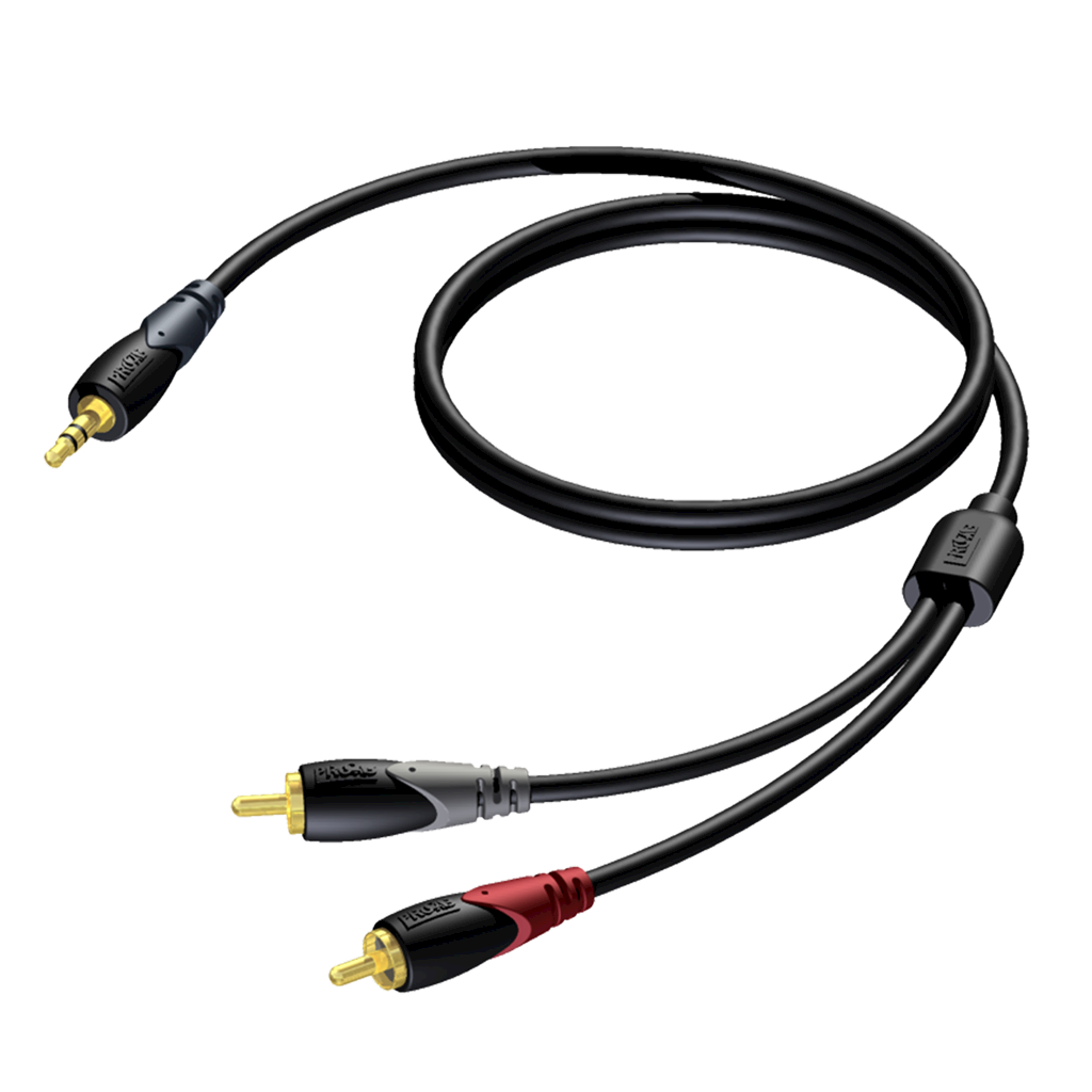 

Коммутационный кабель Mini-Jack 3,5 — 2хRCA 5 м Procab CLA711/5