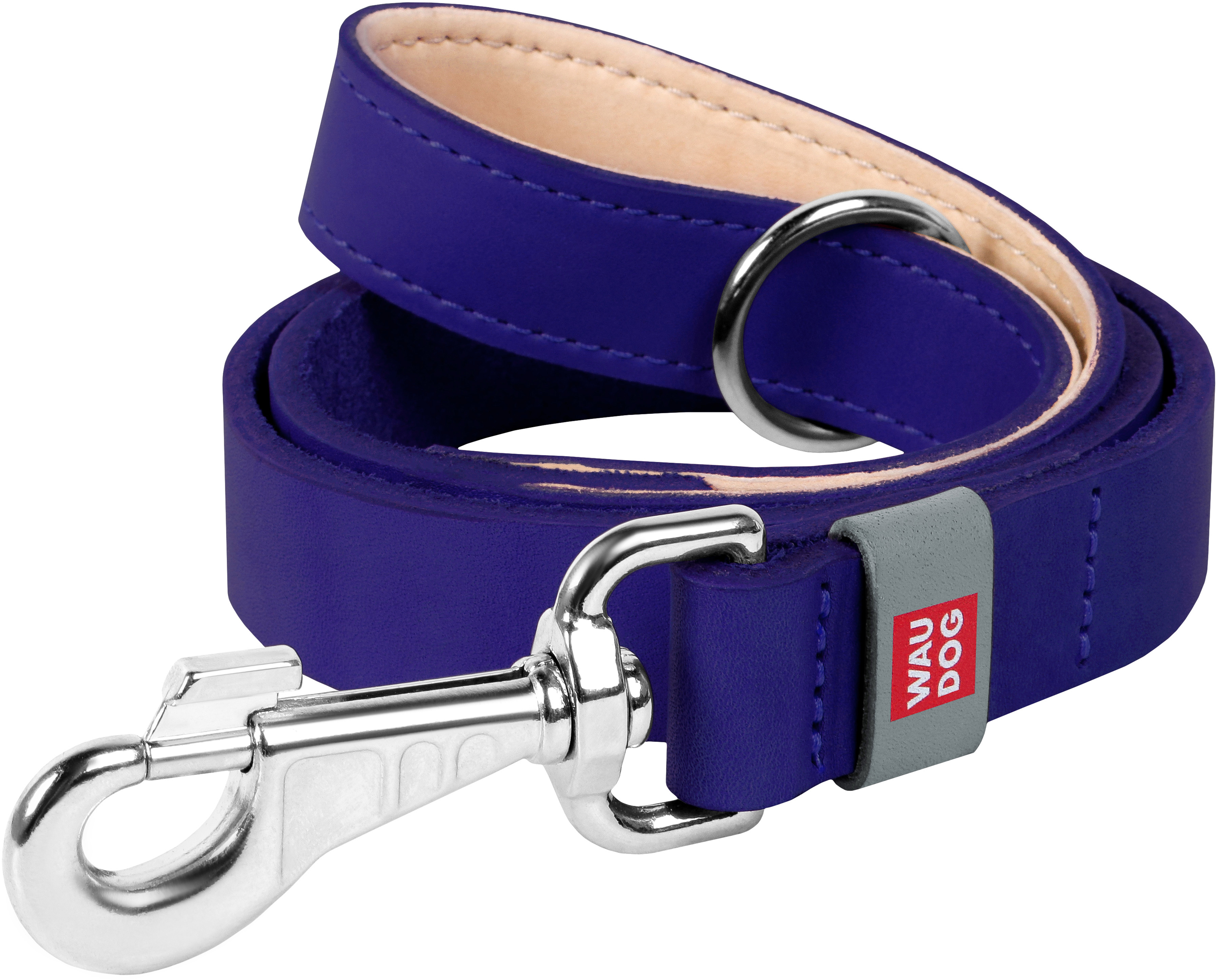 

Поводок для собак кожаный Collar WAUDOG Classic, S, Ш 20 мм, Дл 122 см (08149)
