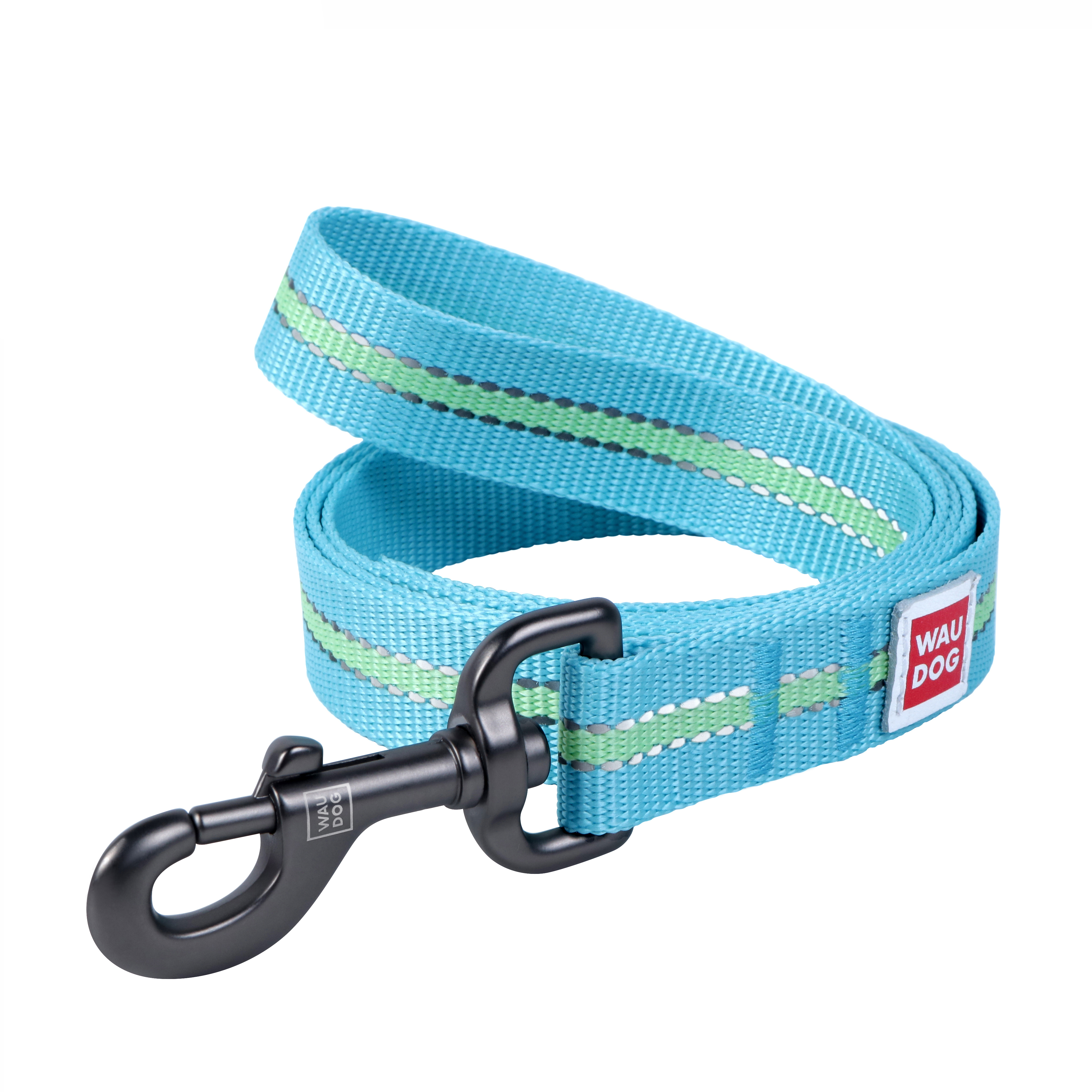 

Поводок для собак нейлоновый Collar WAUDOG Nylon, светящийся/светоотражающий, M, Ш 20 мм, Дл 122 см
