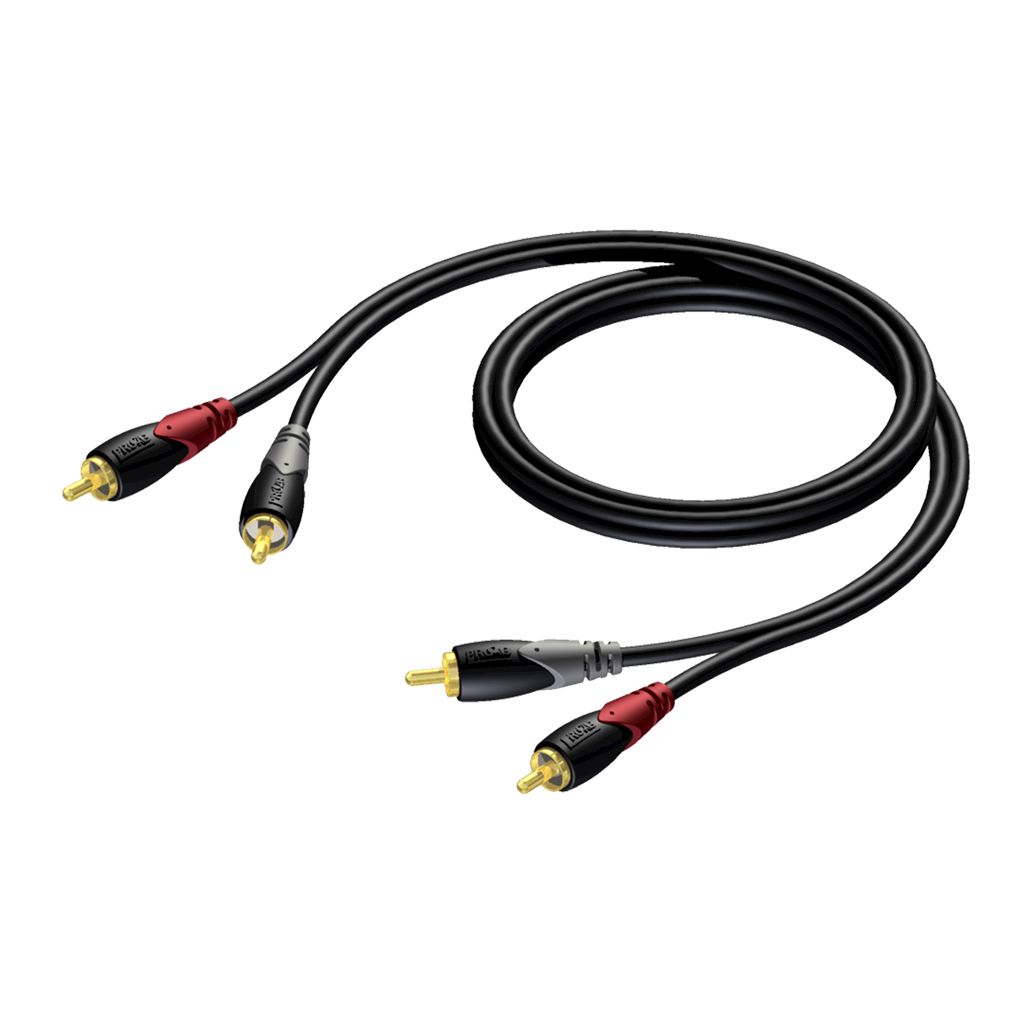 

Коммутационный кабель 2xRCA — 2xRCA 10 м Procab CLA800/10