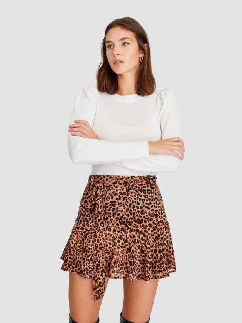

юбка Stradivarius 4698/801/450 XL коричневий комб.