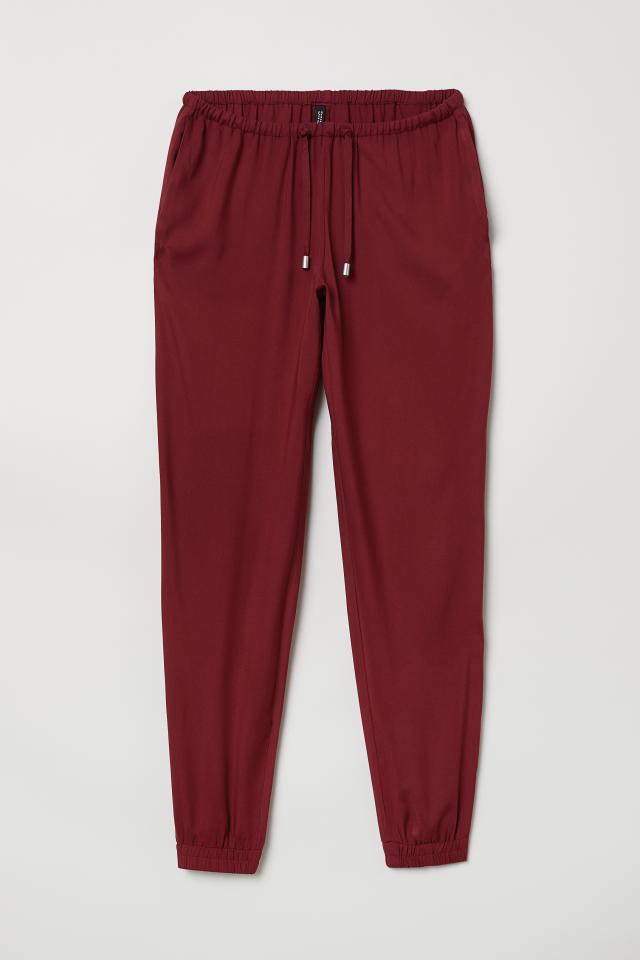 

Штани H&M 0490176 38 бордовий
