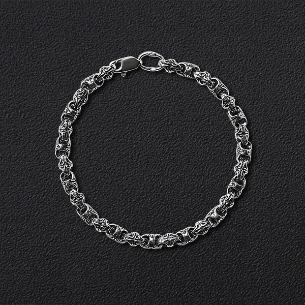 

Чоловічий срібний браслет "Краб" br50190