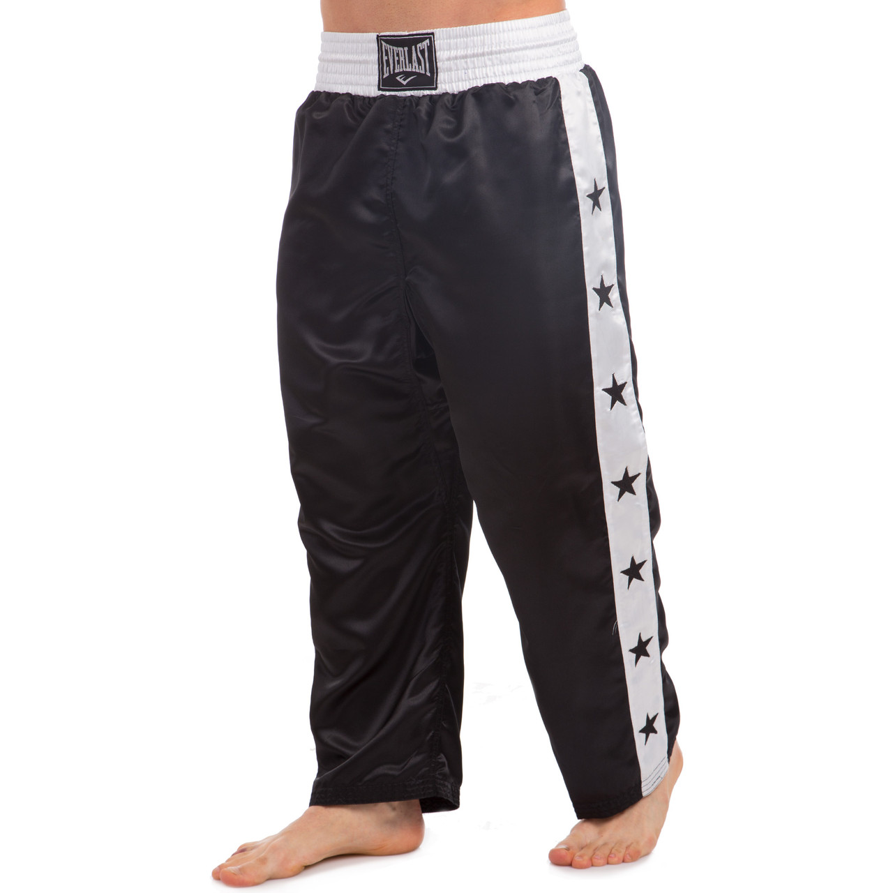 

Штаны для кикбоксинга Everlast Heroe 9016 размер XL (50-52) Black-White