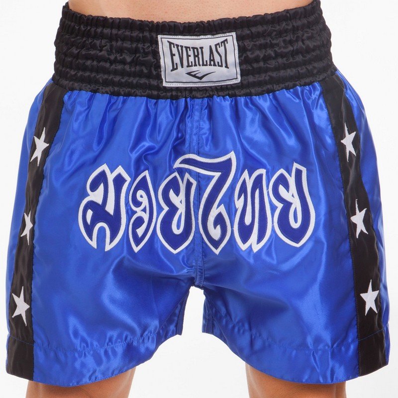 

Шорты для тайского бокса и кикбоксинга Everlast Heroe 9005 размер L (48-50) Blue-Black