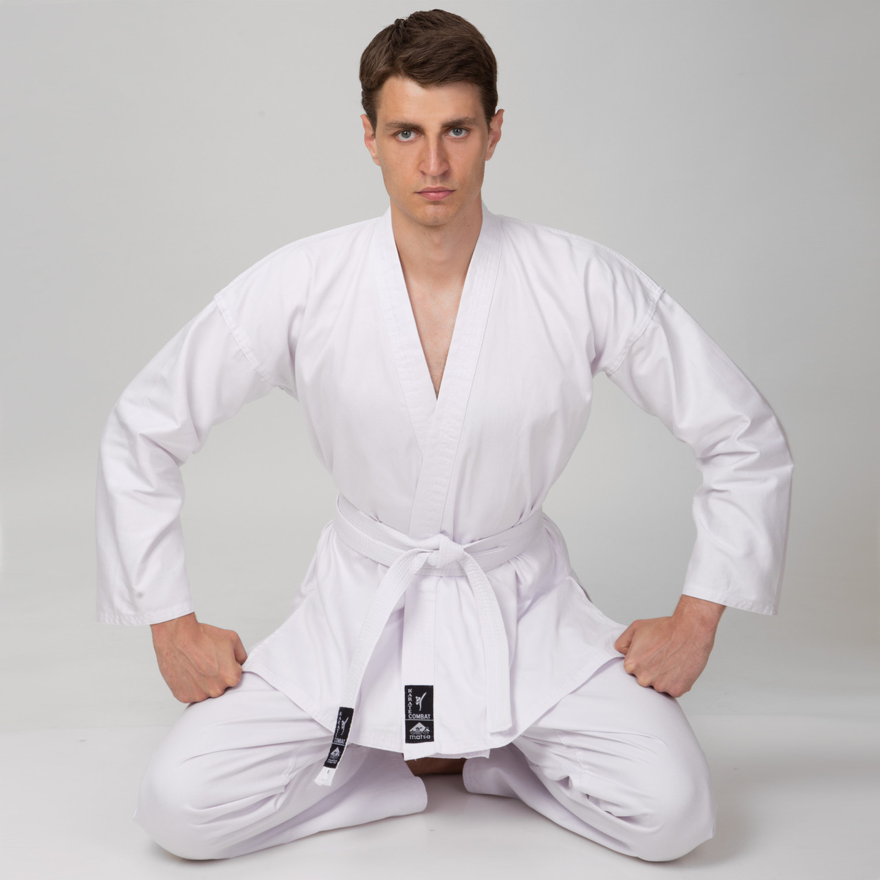 

Кимоно для карате Matsa Heroe 0016 белое 240г/м2 размер 6XL рост 190 см