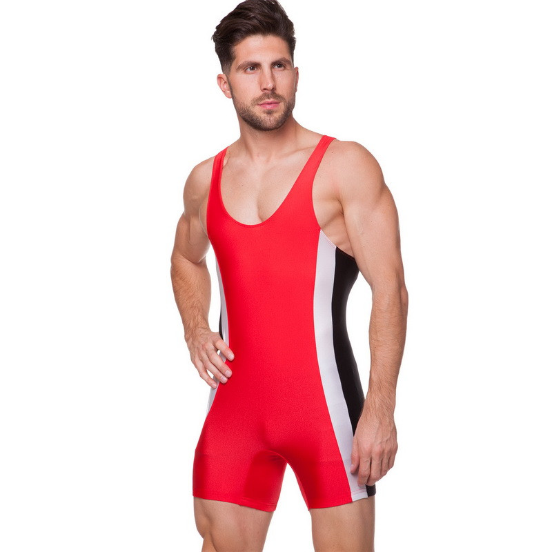 

Трико для борьбы борцовское трико Zelart Heroe 4262 размер 48 (2XL) Red