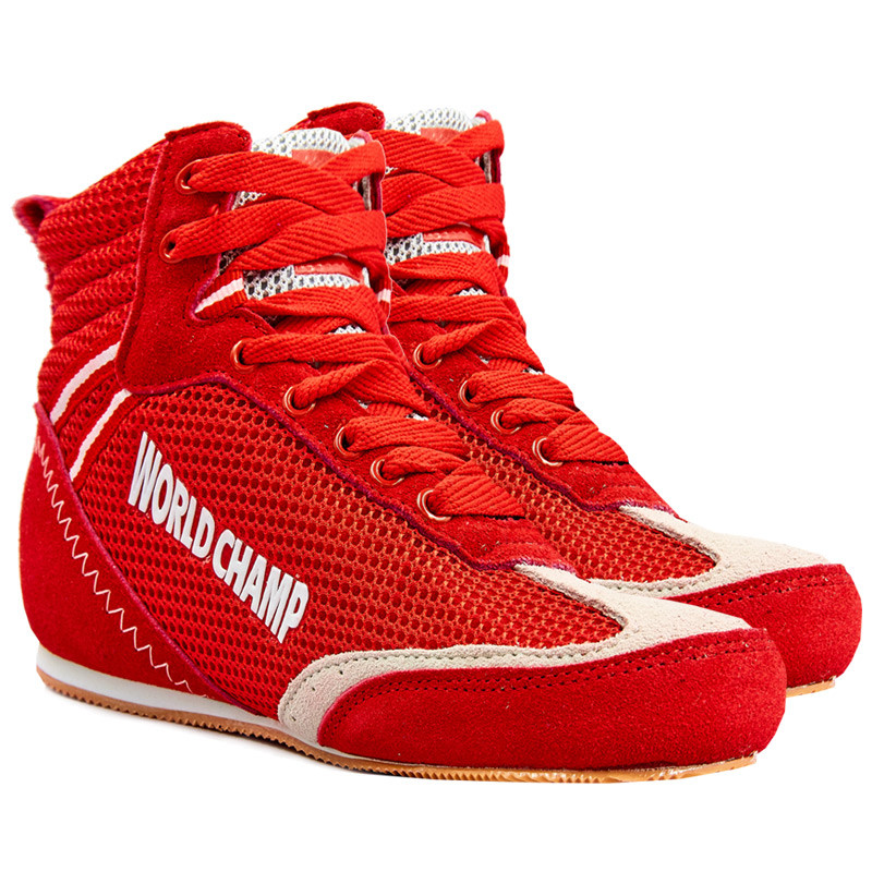 

Борцовки замшевые World Champ Sport Heroe WO-1524 размер 44 Red-White