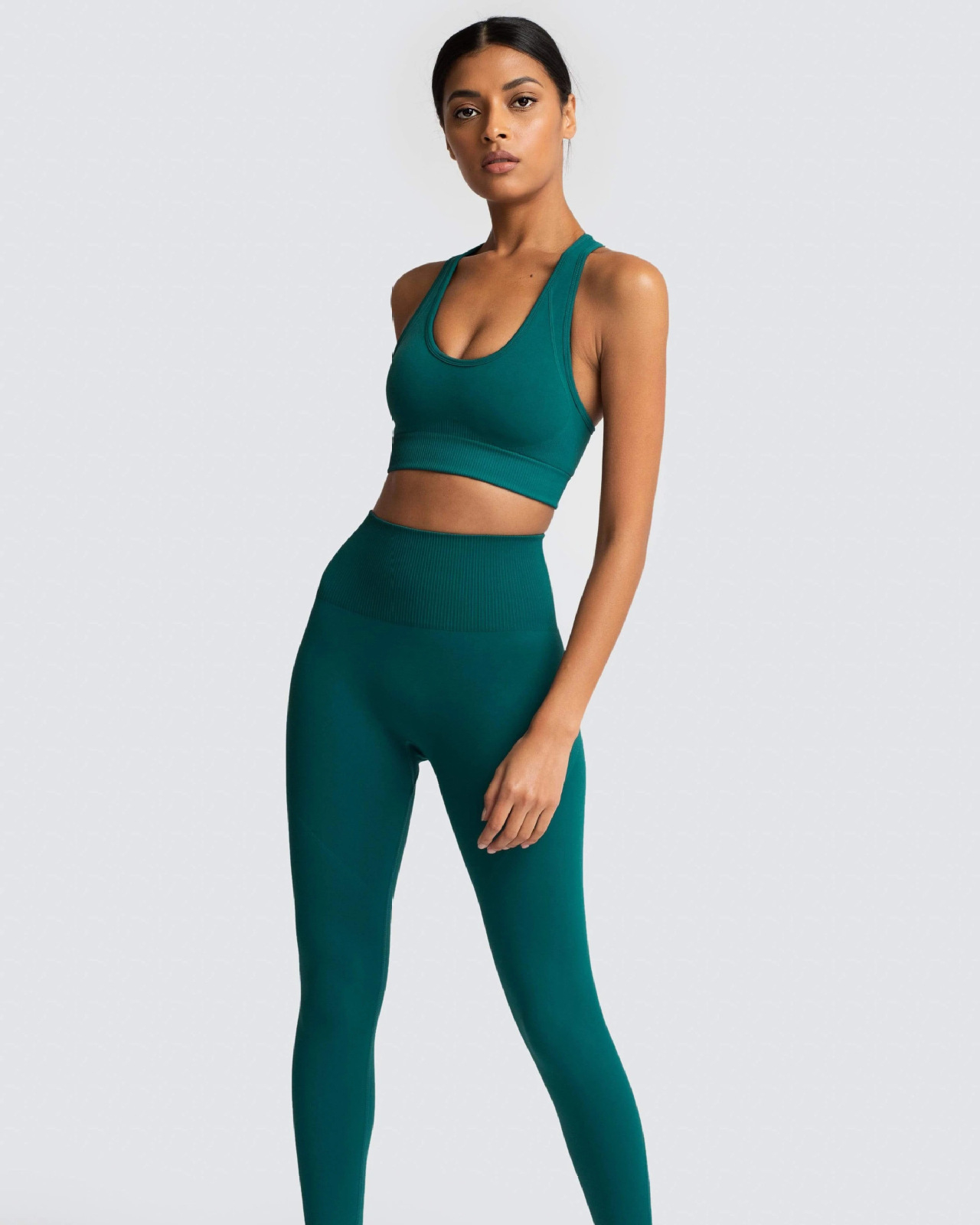 

Костюм Mitaogirl для фітнесу SportKnit безшовний (топ і лосіни) L (L-100-075)