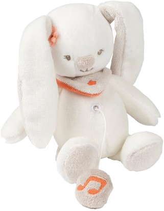 

Мягкая игрушка Nattou кролик Мия с музыкальным сопровождением 21 см (562072) (5414673562072)