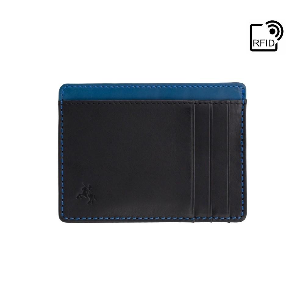

Картхолдер Visconti VSL58 (Black/Cobalt) с защитой RFID
