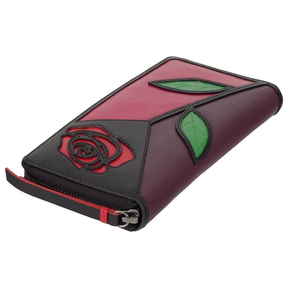 

Женский кошелек-клатч с розой Visconti PTL32 Gallica (Fuchsia Multi)
