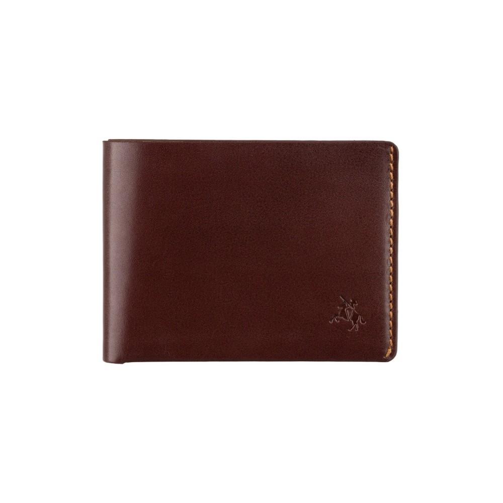 

Коричневое портмоне мужское Visconti RW49 Dollar