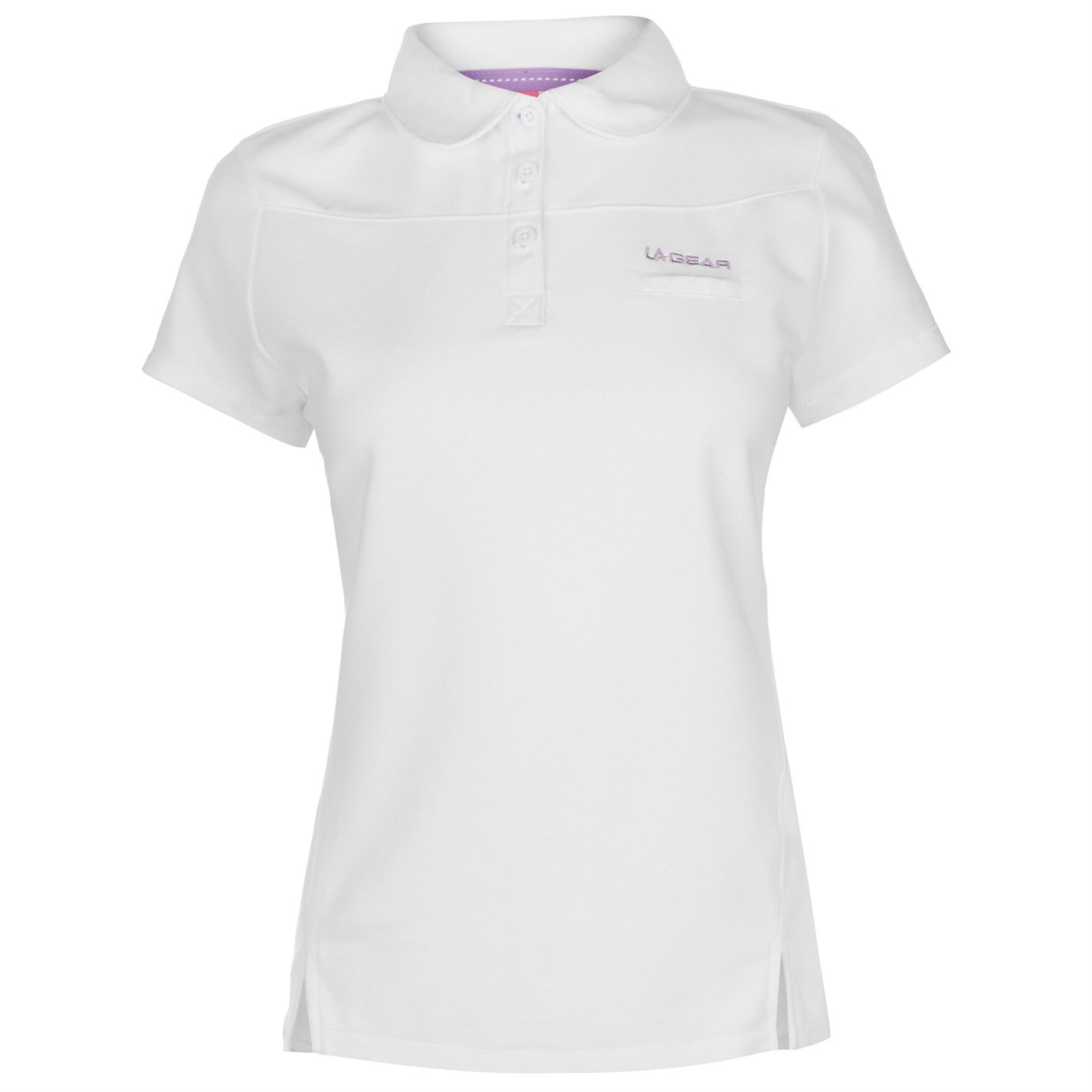 

Поло LA Gear Pique Polo Shirt Ladies L белая