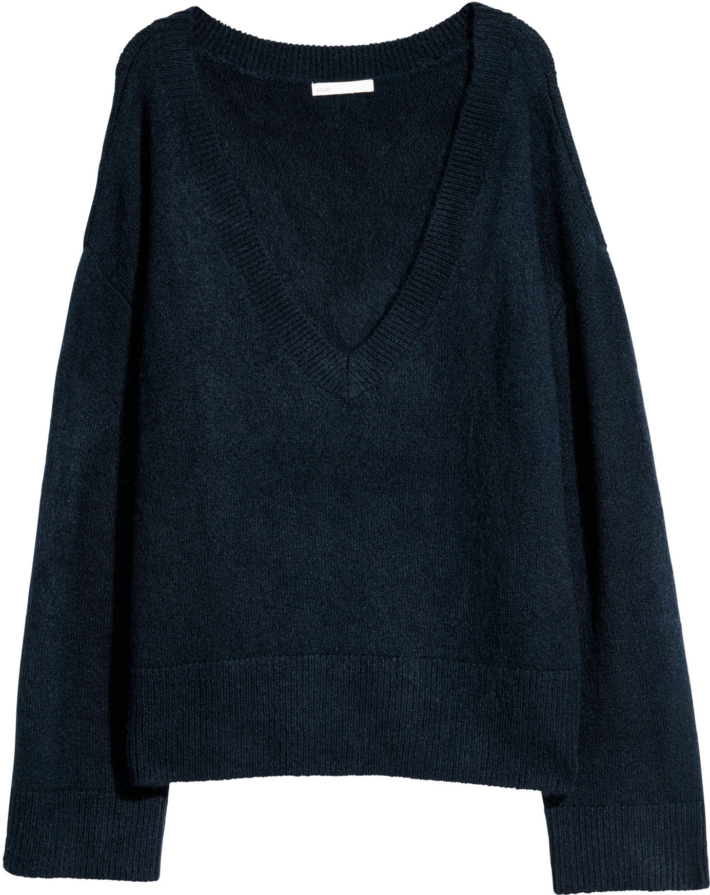 

Пуловер H&M 3hm03300003 S Темно-синий