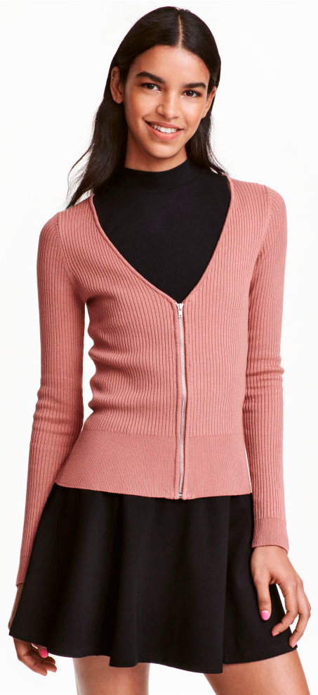 

Кардиган H&M 3hm03300166 M Темно-розовый