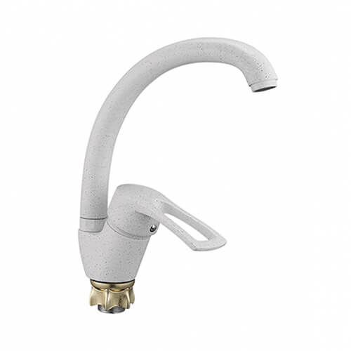 

Смеситель для кухни Wezer YUB4-181-WHITE белый