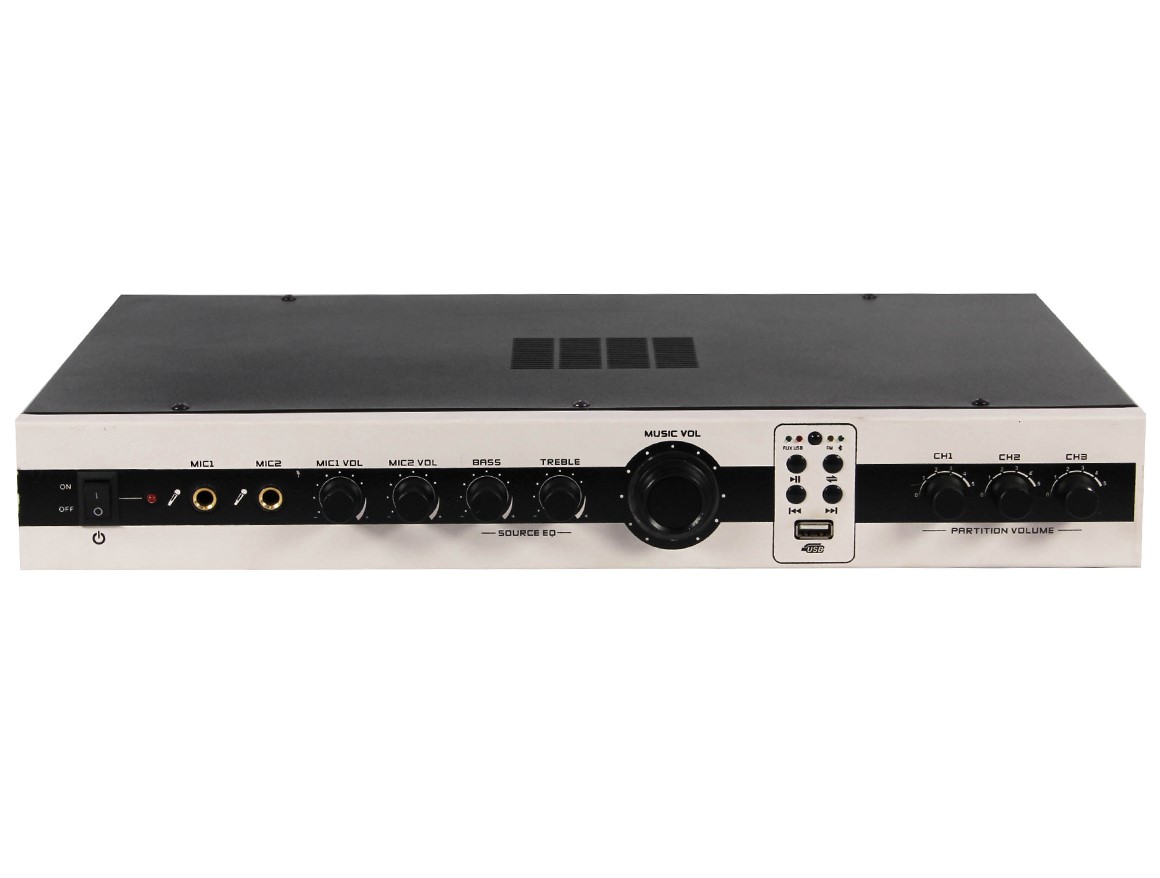 

Трансляционный усилитель BiG UNIT150 3zone MP3/FM/BT REMOTE