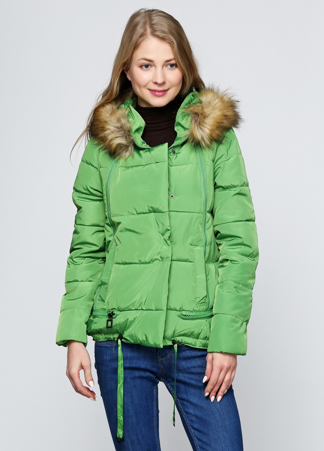 

Зимняя куртка No Brand Салатовая S (3798)