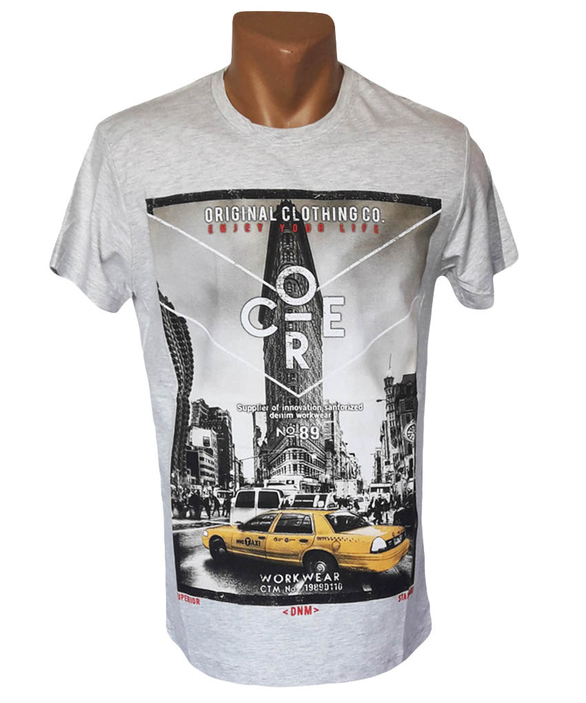 

Мужская серая футболка Daniel and Jones 5335  цвет серый, Мужская серая футболка Daniel and Jones 5335 XL цвет серый