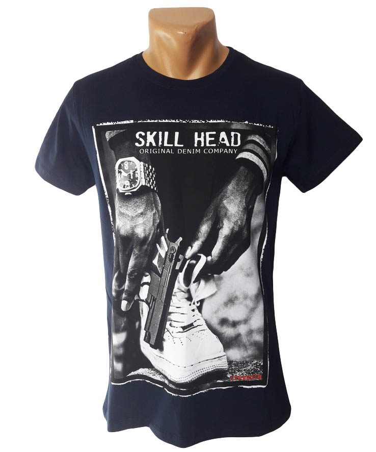 

Стрейчевая синяя футболка Highlander 5218  цвет синий, Стрейчевая синяя футболка Highlander 5218 XL цвет синий