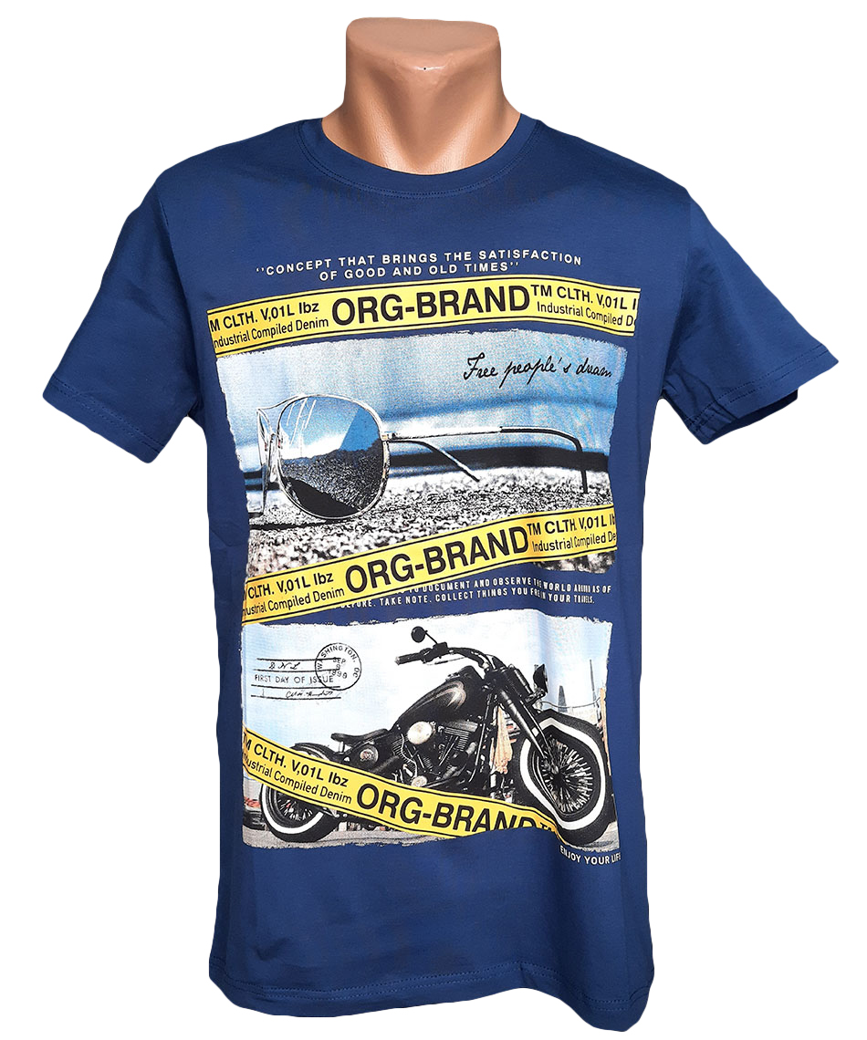 

Синяя футболка Daniel and Jones 5962 XXL цвет синий
