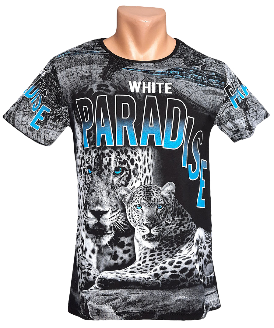 

Мужская футболка White Paradise 5934  цвет серый, Мужская футболка White Paradise 5934 L цвет серый