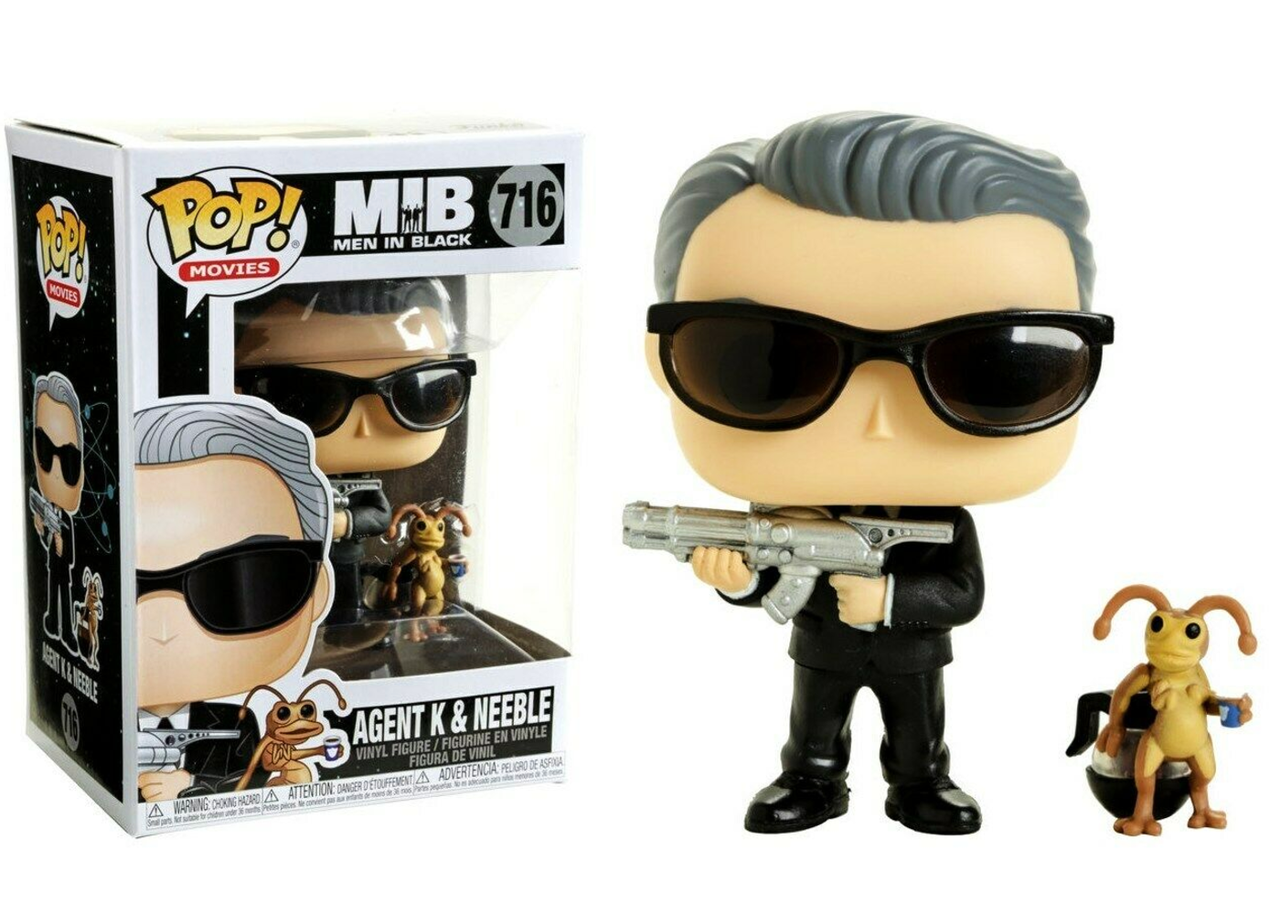

Фигурка Funko Pop Фанко Поп Агент Кей и Neeble Люди в черном Men in Black Agent К and Neeble 10см MB К716