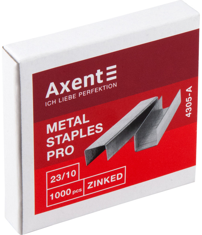 

Набор скоб Axent Pro №23/10 20 упаковок по 1000 шт (4305-A)