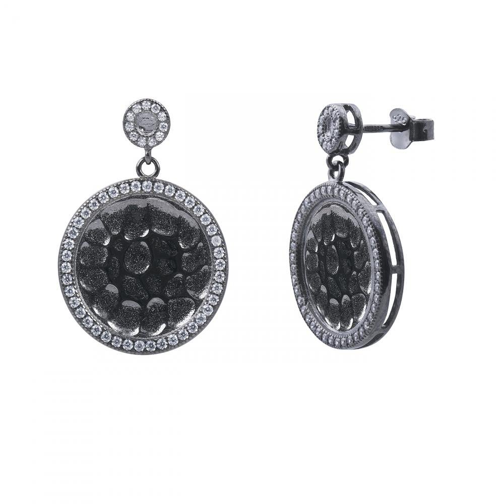 

Серьги из серебра с куб. циркониями 144859