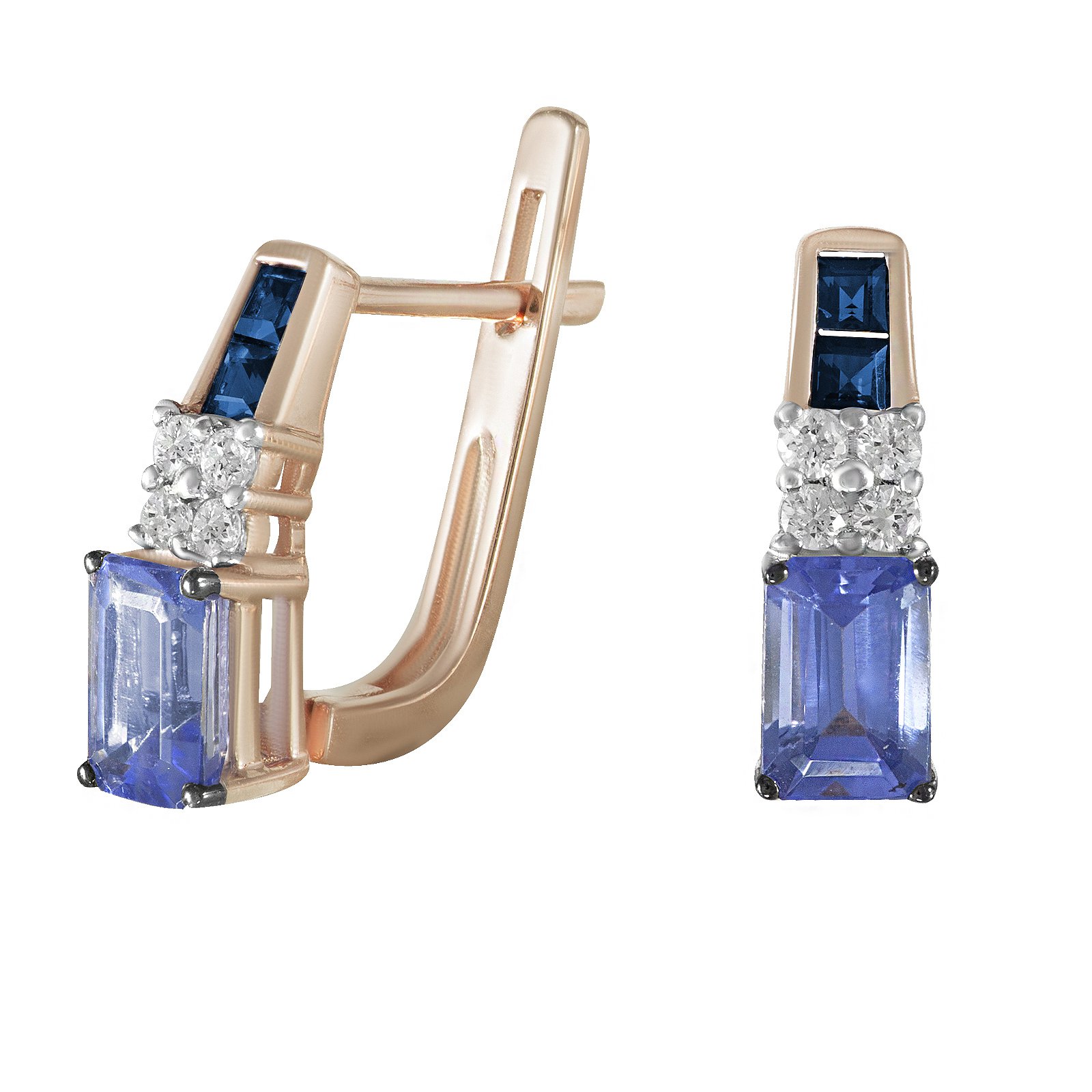

Серьги из красного золота 1624689