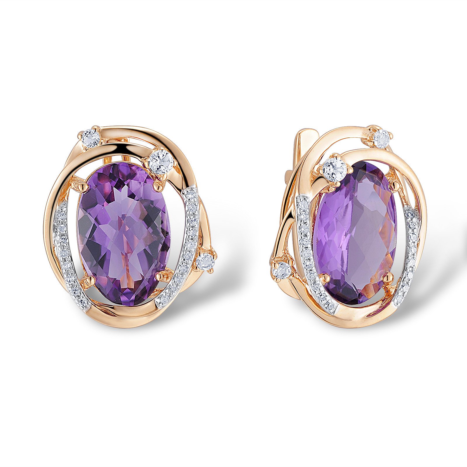 

Серьги из красного золота 1624813