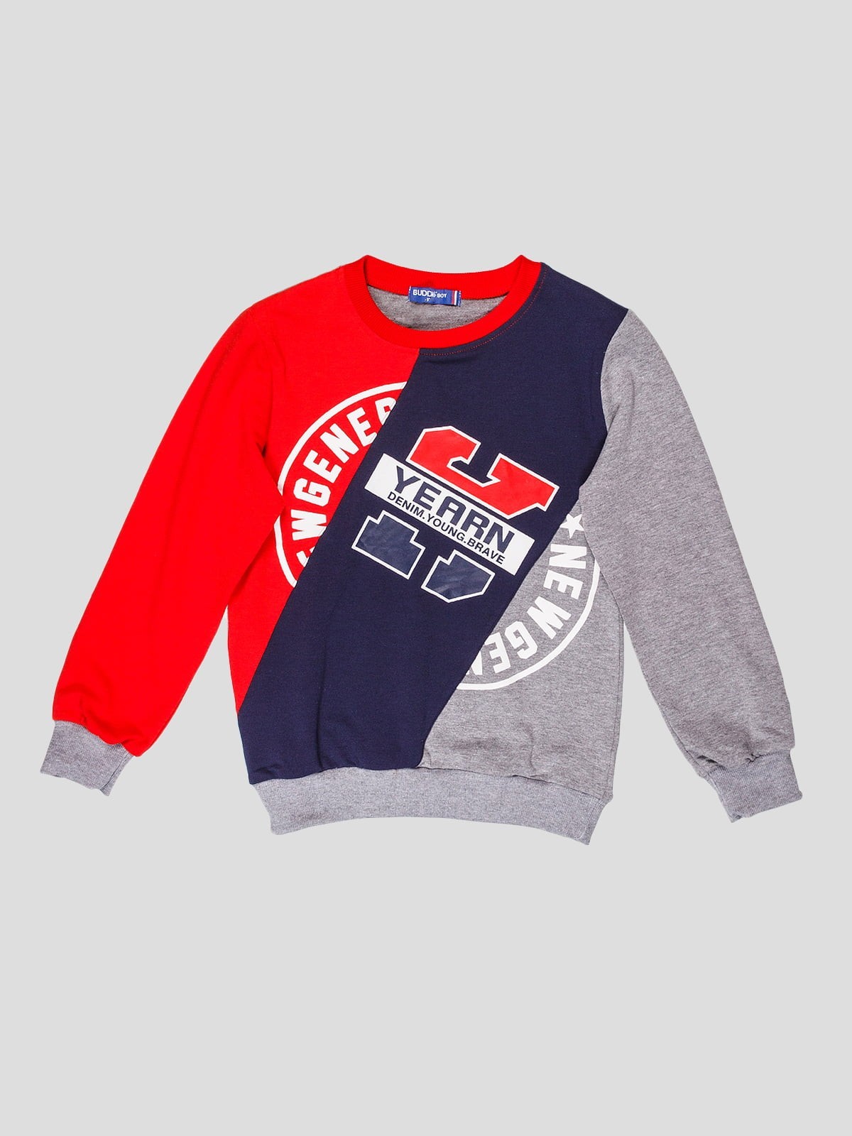 

Свитшот для мальчика Buddy boy Bb0104 122-128 Разноцветный