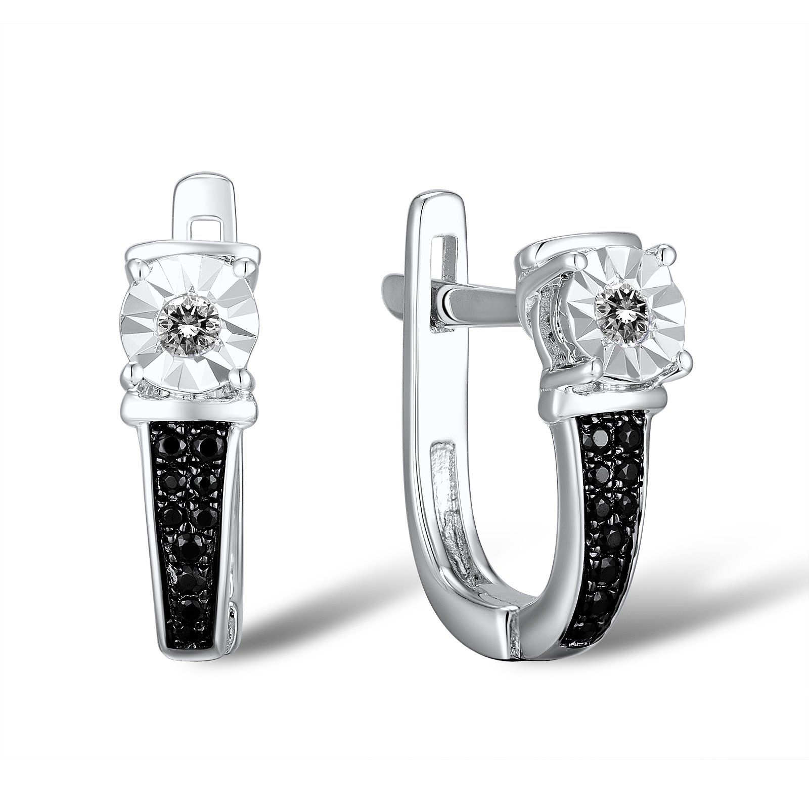 

Серьги из белого золота с бриллиантами 320339
