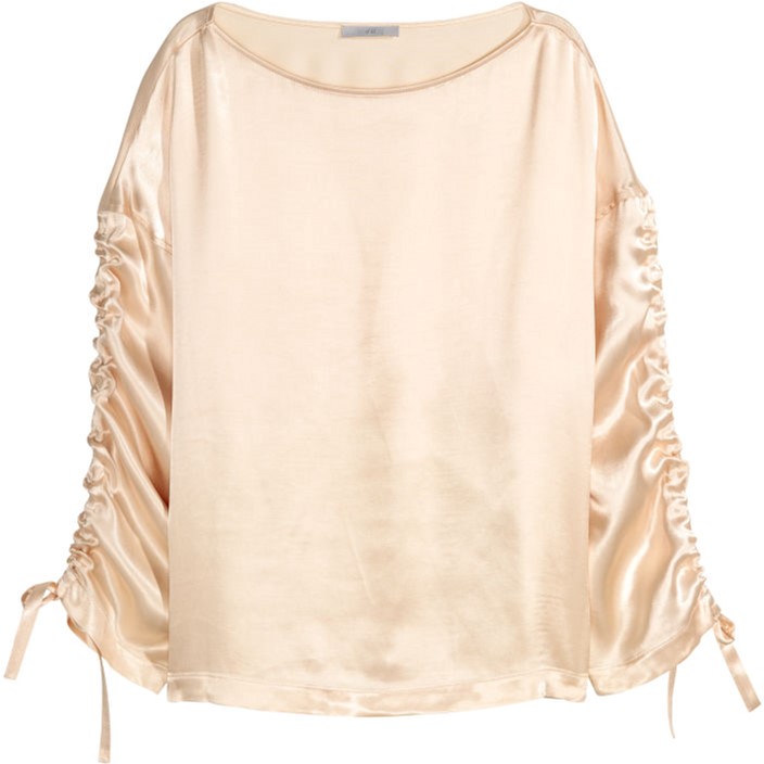 

Блузка H&M 3hm06100053 38 Бежевая