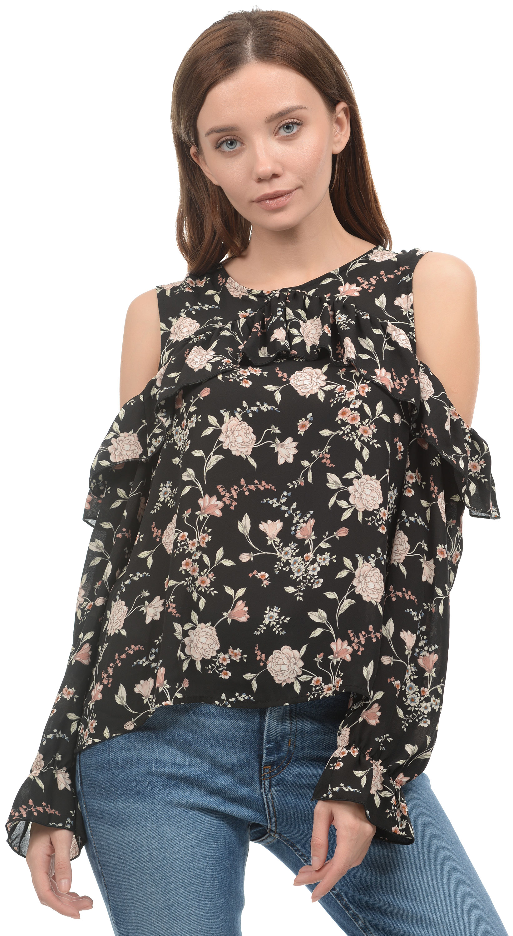 

Блузка H&M 3hm06100153  Черная, Блузка H&M 3hm06100153 38 Черная