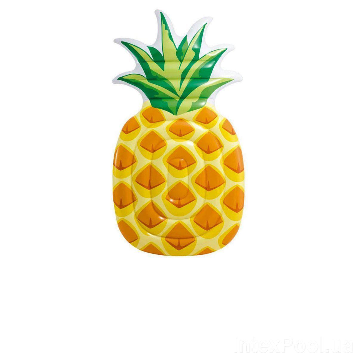 

Пляжный надувной матрас Intex 58761 «Ананас», желтый, 216 х 124 см