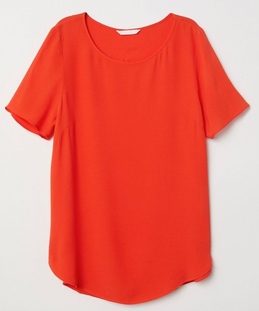 

Блузка H&M 0648256-3570 -  Оранжевая, Блузка H&M 0648256-3570 - 34 Оранжевая