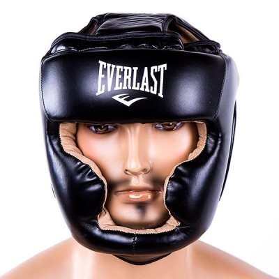 

Боксерский шлем закрытый Everlast Flex L черный