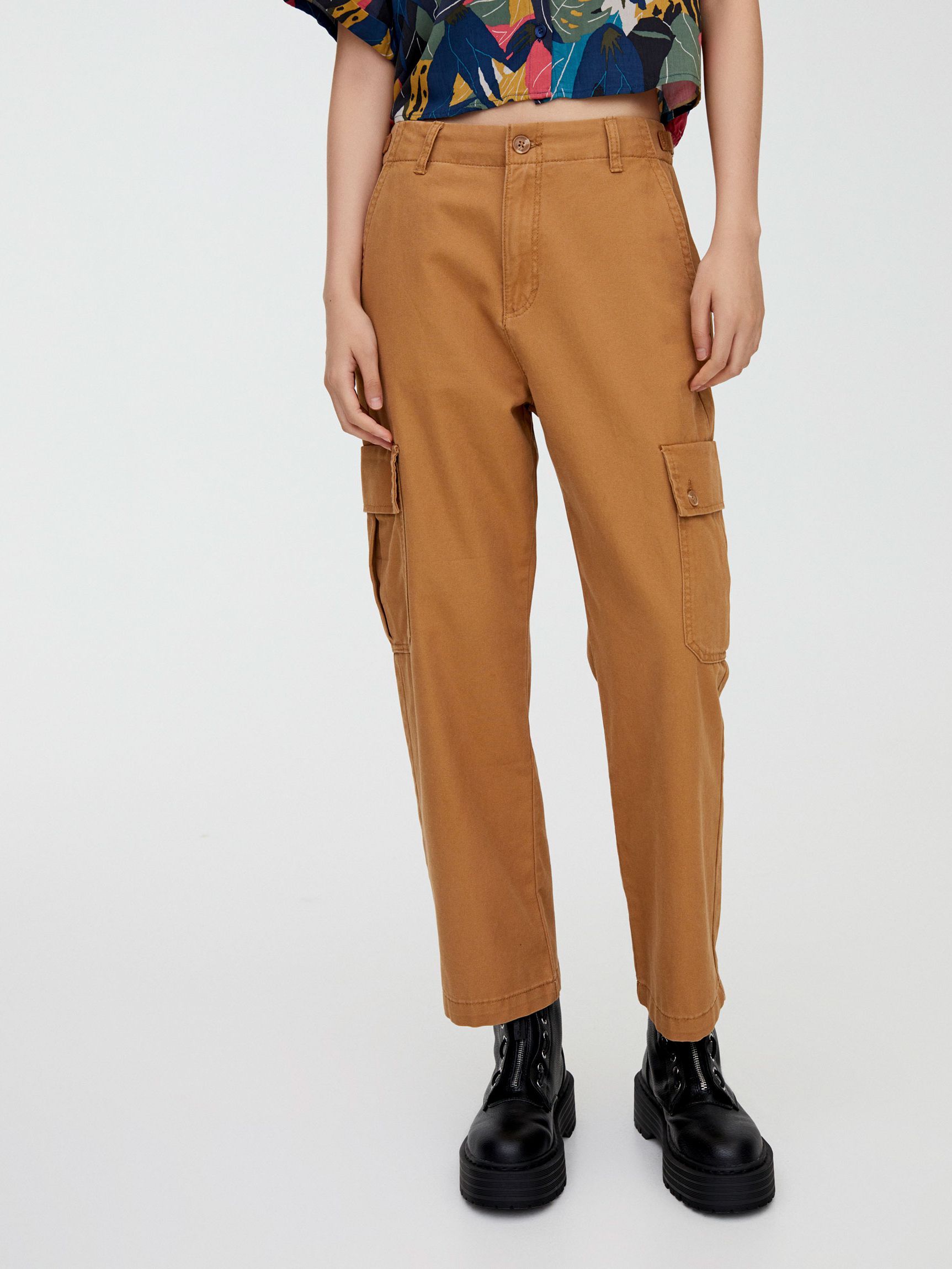 

Брюки Pull & Bear 09671314703  Коричневые, Брюки Pull & Bear 09671314703 34 Коричневые