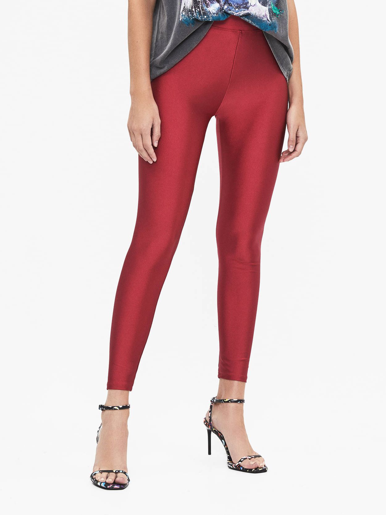 

Лосины Bershka 05218443665 S Малиновые